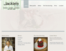 Tablet Screenshot of jackieshencafe.com